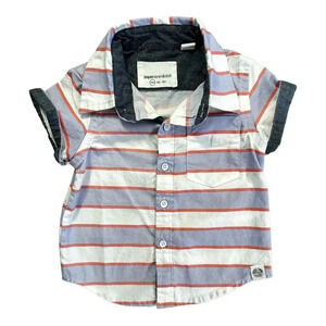 paper denim& cloth | Baby Short Sleeve Button Down (12 mos)